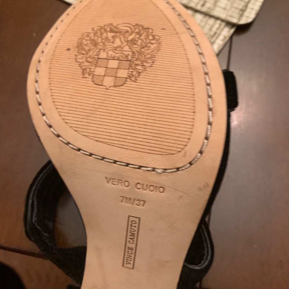 Vince Camuto suede open toe sandals - Picture 6 of 6
